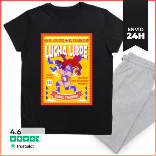 Pijama LUCHA LIBRE LaTostadora - latostadora.com - Modalova