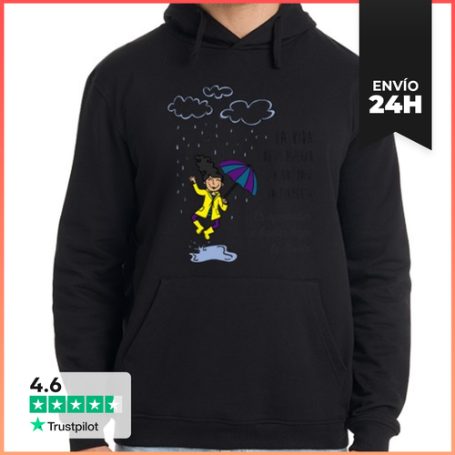 Sudadera Unisex Con Capucha Bailar Bajo La Lluvia LaTostadora - latostadora.com - Modalova
