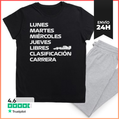 Pijama F1 SEMANA LIBRES CLASIFICACIÓN CARRERA LaTostadora - latostadora.com - Modalova