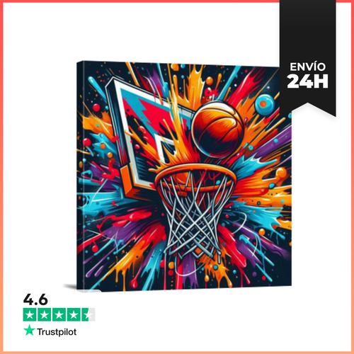 Lienzo Cuadrado Baloncesto LaTostadora - latostadora.com - Modalova