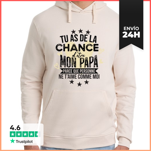 Sudadera Unisex Con Capucha Regalo Del Día Del Padre Afortunado - latostadora.com - Modalova