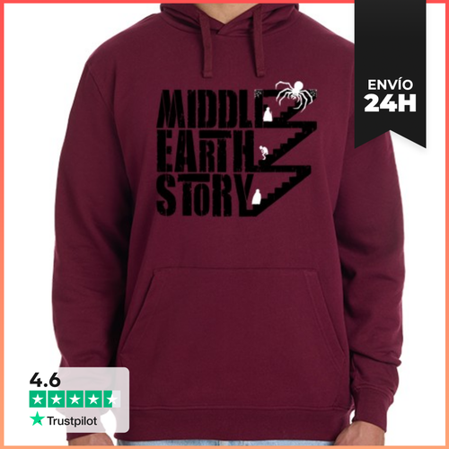 Sudadera Unisex Con Capucha Middle Earth Story LaTostadora - latostadora.com - Modalova