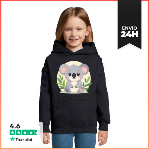 Sudadera Para Niños Con Capucha Koala Kawaii LaTostadora - latostadora.com - Modalova