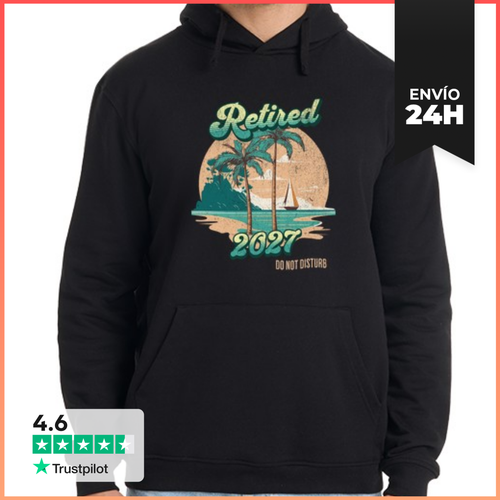 Sudadera Unisex Con Capucha Retired 2027 Do Not Disturb - latostadora.com - Modalova