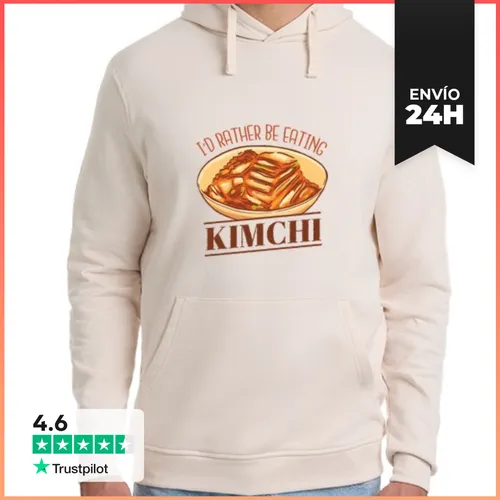 Sudadera Unisex Con Capucha Prefiero Comer Kimchi LaTostadora - latostadora.com - Modalova