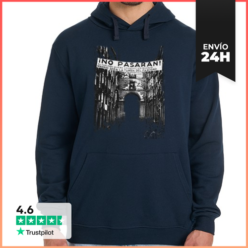 Sudadera Unisex Con Capucha NO PASARAN LaTostadora - latostadora.com - Modalova