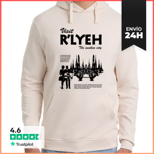 Sudadera Unisex Con Capucha Visit R'lyeh Black LaTostadora - latostadora.com - Modalova