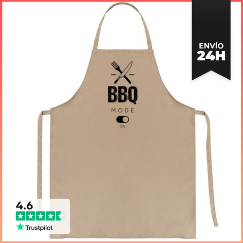 Delantal Modo Barbacoa Encendido LaTostadora - latostadora.com - Modalova