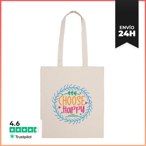 Bolsa De Tela Choose Happy LaTostadora - latostadora.com - Modalova