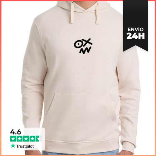 Sudadera Unisex Con Capucha OX Design 2 Negro LaTostadora - latostadora.com - Modalova
