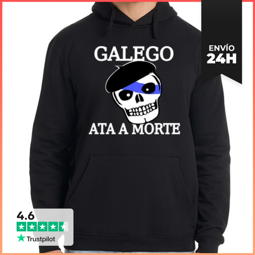 Sudadera Unisex Con Capucha GALEGO ATA A MORTE LaTostadora - latostadora.com - Modalova