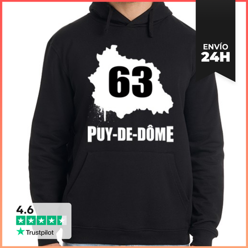 Sudadera Unisex Con Capucha 63 Puy-de-dome LaTostadora - latostadora.com - Modalova