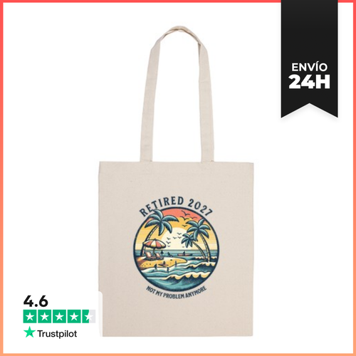 Bolsa De Tela Retired 2027 Not My Problem Anymore - Retirement - latostadora.com - Modalova