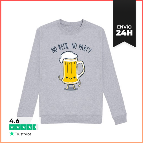Sudadera Unisex No Beer, No Party LaTostadora - latostadora.com - Modalova