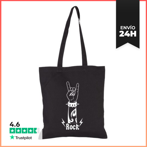Bolsa De Tela Mano Rock. LaTostadora - latostadora.com - Modalova