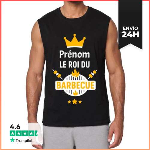 Camiseta Sin Mangas El Rey De La Barbacoa: Una Idea De Rega - latostadora.com - Modalova