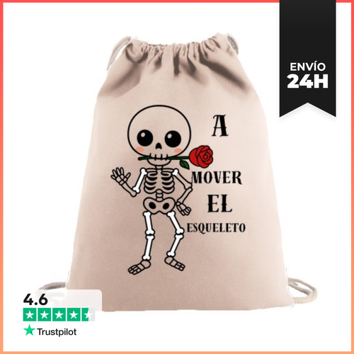 Mochila Saco Con Cuerdas A Mover El Esqueleto - Mochila - latostadora.com - Modalova