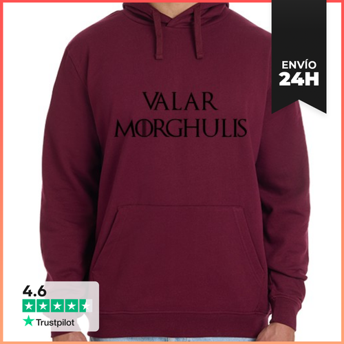 Sudadera Unisex Con Capucha Sudadera Valar Morghulis - Juego De - latostadora.com - Modalova