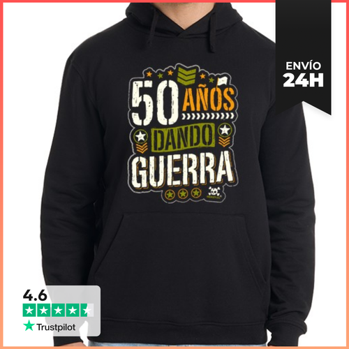 Sudadera Unisex Con Capucha 50 Años Dando Guerra LaTostadora - latostadora.com - Modalova