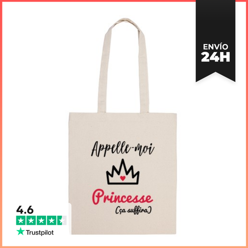 Bolsa De Tela Llámame Princesa LaTostadora - latostadora.com - Modalova