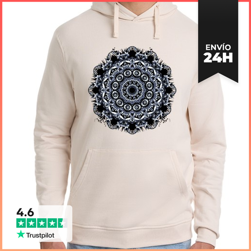 Sudadera Unisex Con Capucha Pájaro Fractal LaTostadora - latostadora.com - Modalova
