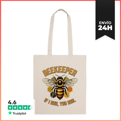Bolsa De Tela Beekeeper If I Run You Run Funny Beekeeping - latostadora.com - Modalova