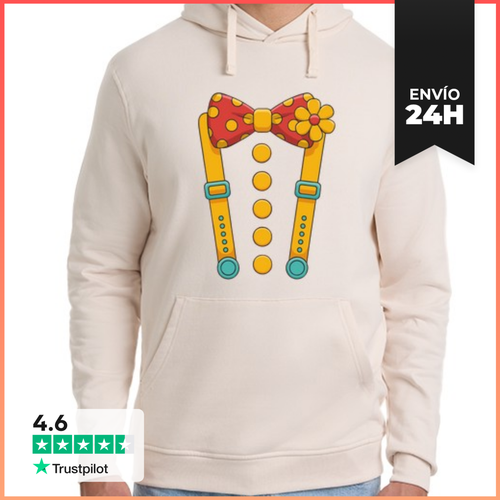 Sudadera Unisex Con Capucha Diseño De Disfraz De Payaso Divertido - latostadora.com - Modalova