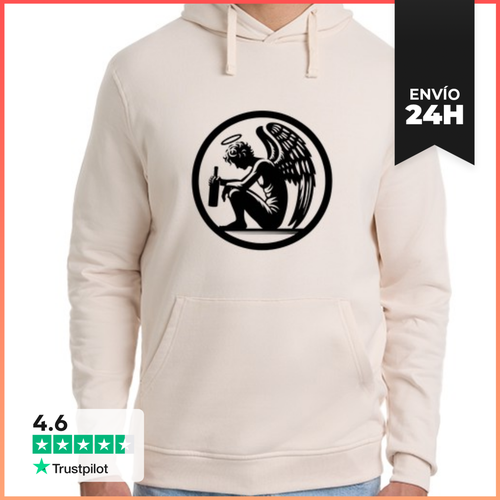 Sudadera Unisex Con Capucha Ángel Caido LaTostadora - latostadora.com - Modalova