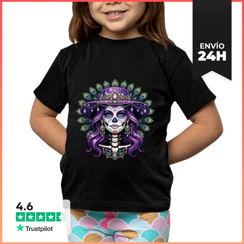 Camiseta Clásica Para Niños Día De Los Muertos Día De Muertos - latostadora.com - Modalova