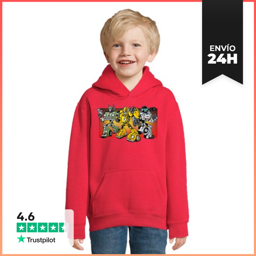 Sudadera Para Niños Con Capucha Transformers Animated Classic - latostadora.com - Modalova
