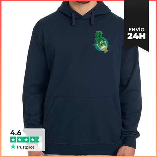 Sudadera Unisex Con Capucha No Puerro Más Sudadera Con Capucha - latostadora.com - Modalova