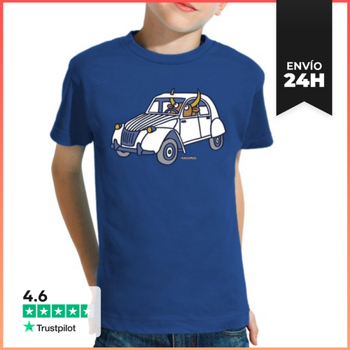 Camiseta Clásica Para Niños 2CV LaTostadora - latostadora.com - Modalova