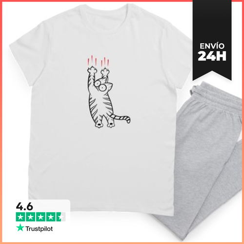 Pijama Gato Haciendo Estupideces LaTostadora - latostadora.com - Modalova