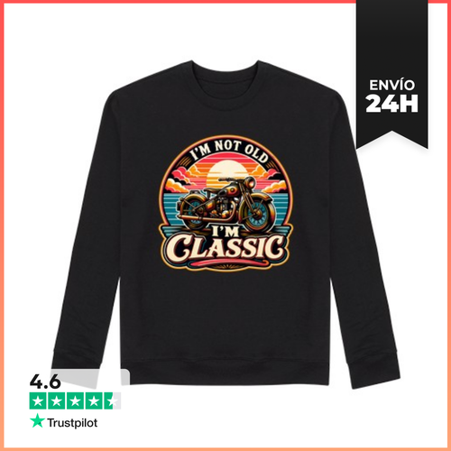 Sudadera Unisex Not Old Classic Vintage Birthday Gift Idea - latostadora.com - Modalova