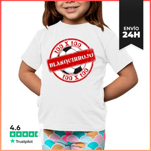 Camiseta Clásica Para Niños Sevilla Blanquirrojo LaTostadora - latostadora.com - Modalova