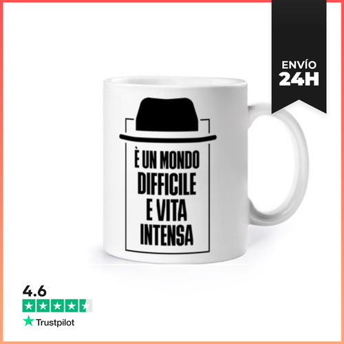 Taza MONDO DIFFICILE,ME CAGO EN EL AMOR,TONINO - latostadora.com - Modalova
