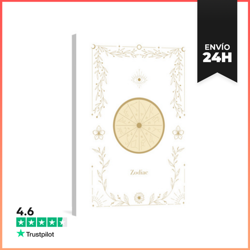 Lienzo Vertical Zodiac White LaTostadora - latostadora.com - Modalova