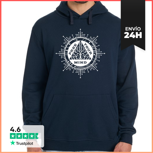 Sudadera Unisex Con Capucha Libera Tu Mente - Inteligencia - latostadora.com - Modalova