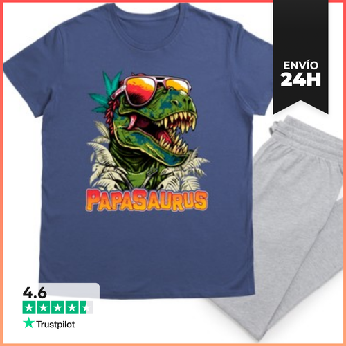 Pijama Papasaurus Dinosaurio Papá Padre Papasaurio Rex Gafas Sol - latostadora.com - Modalova