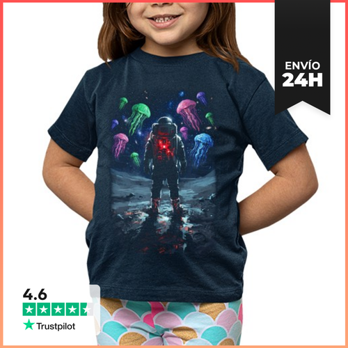 Camiseta Clásica Para Niños Medusas Espaciales LaTostadora - latostadora.com - Modalova