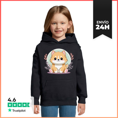 Sudadera Para Niños Con Capucha Perro Kawaii LaTostadora - latostadora.com - Modalova
