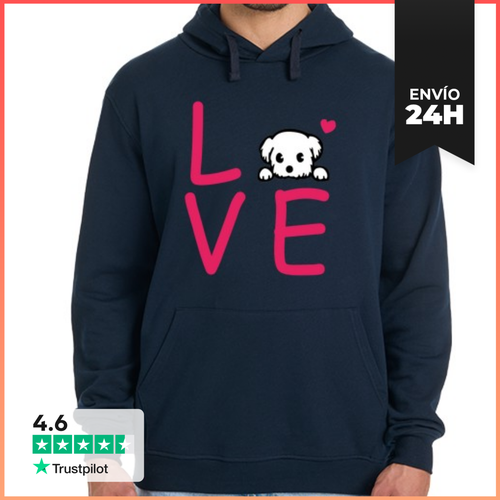 Sudadera Unisex Con Capucha Sudadera Bichón Maltes LaTostadora - latostadora.com - Modalova