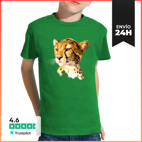 Camiseta Clásica Para Niños Guepardo LaTostadora - latostadora.com - Modalova
