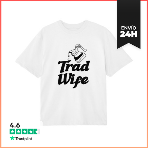 Camiseta Oversize Esposa Tradicional Esposa Tradicional Ama De - latostadora.com - Modalova
