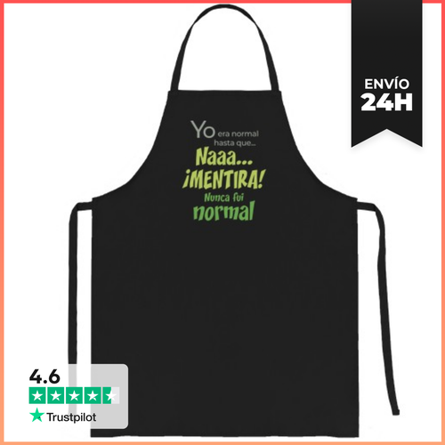 Delantal Nunca Fui Normal LaTostadora - latostadora.com - Modalova