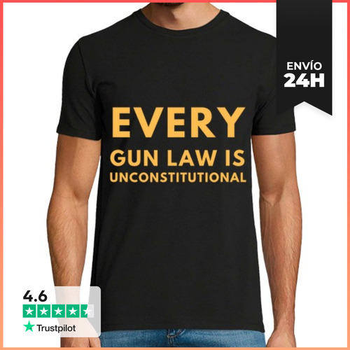 Camiseta Hombre Clásica Cada Ley De Armas Es Inconstitucional - latostadora.com - Modalova