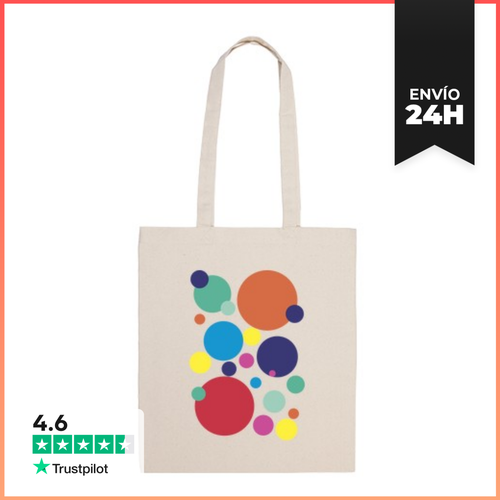 Bolsa De Tela Bolsa Con Círculos LaTostadora - latostadora.com - Modalova