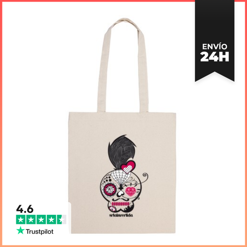 Bolsa De Tela Calavera Llevadera LaTostadora - latostadora.com - Modalova