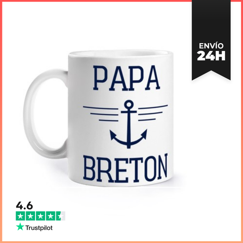 Taza Daddy Breton Bretaña Ancla Marinero LaTostadora - latostadora.com - Modalova