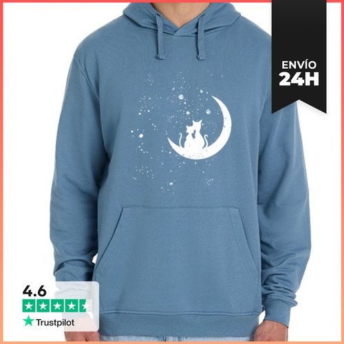 Sudadera Unisex Con Capucha Dulce Con Capucha De Mujer, Gatos A - latostadora.com - Modalova
